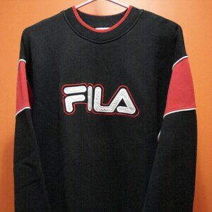 Vintage 1990s Fila Crewneck Sweatshirt. Color Block.